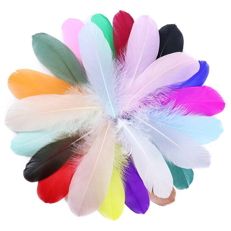 Penas de ganso de alta qualidade macia flutuante branco cisne feather para artesanato decoração de casamento jóias acessórios plumas atacado