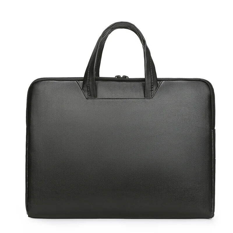 Portátil bolsa para portátil 2021 outono novo produto couro do plutônio moda simples high-end preto masculino bolsa