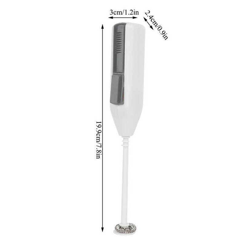 Powerful Milk Frother Handheld Electric Milk Foamer Coffee Cappuccino Maker Whisk Hot Chocolate Latte Drink Mixer Blender