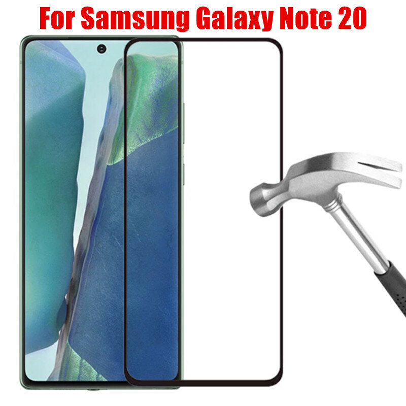 2 pçs 9d protetor de tela de vidro protetor de proteção para samsung note 20 galaxy note20 5g no galaxy note 20 capa completa vidro temperado