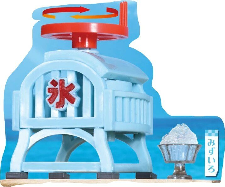Jell Gashapon – capsules japonaises, jouets, ustensiles de cuisine, appareils électroménagers, modèle Machine à glace Vintage
