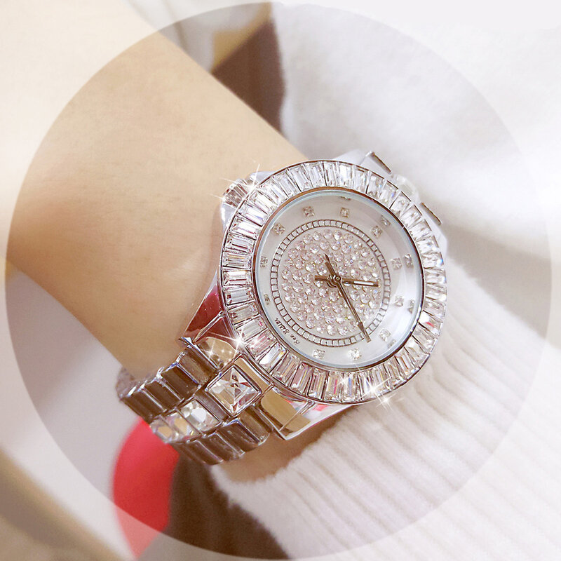 Women Watches Fashion Diamond Ceramic Dress Watch Elegant Women Quartz Wristwatches Ladies Steel Female Clock Relogio Feminino