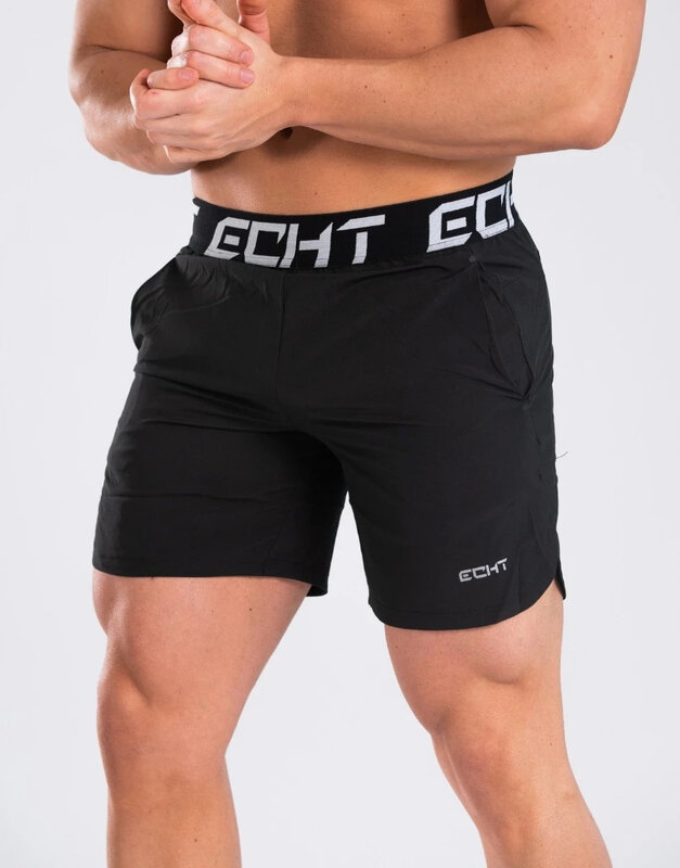 Muscleguys-pantalones cortos de gimnasio para hombre, pantalón informal para correr, culturismo, Fitness, entrenamiento