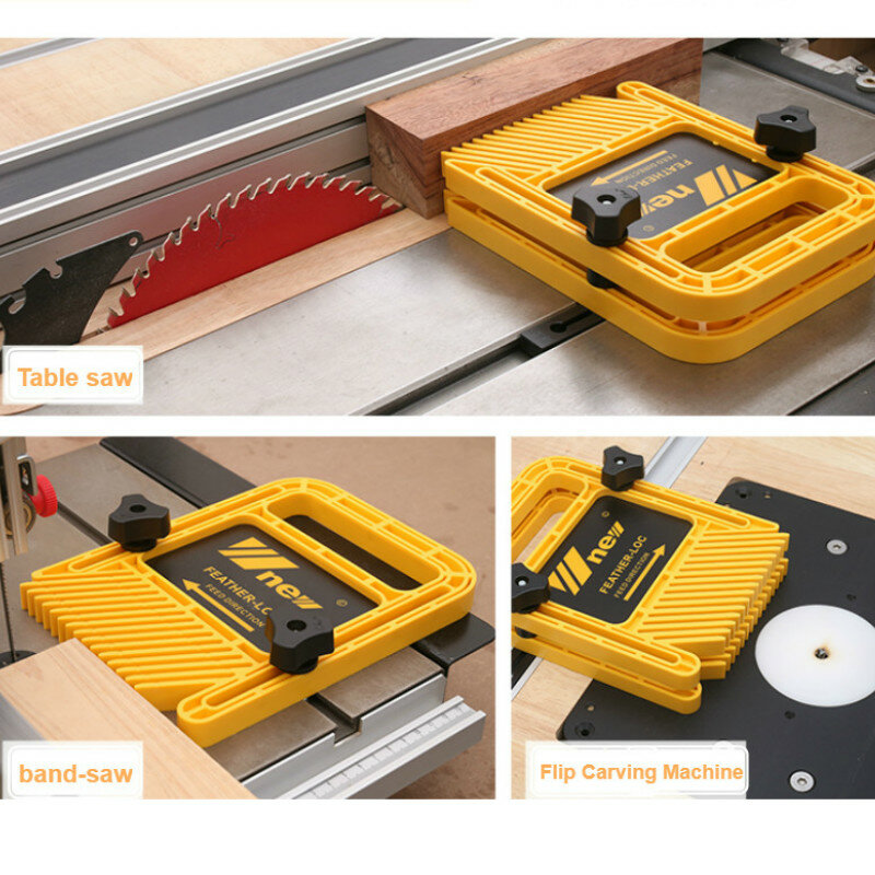 Erweiterte Feder Loc Board Set Multi-zweck Doppel Featherboards Gehrung Gauge Slot Holzbearbeitung Sah Tabelle DIY Sicherheit Werkzeuge