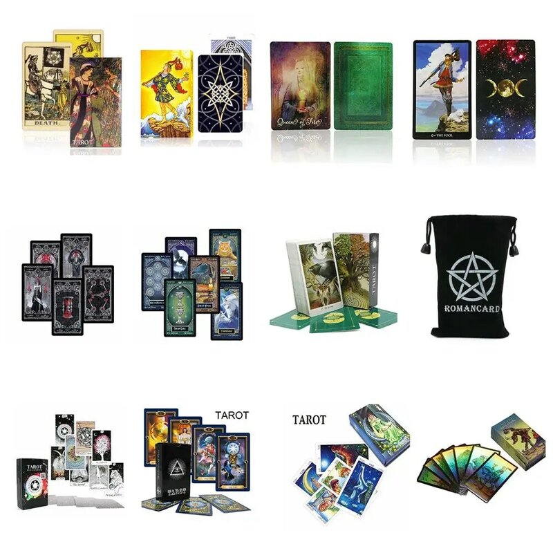 タロットカード,オラクルデッキ,神秘的な占い,魔女のライダー,女性と女の子のためのカードゲーム,ボードゲーム