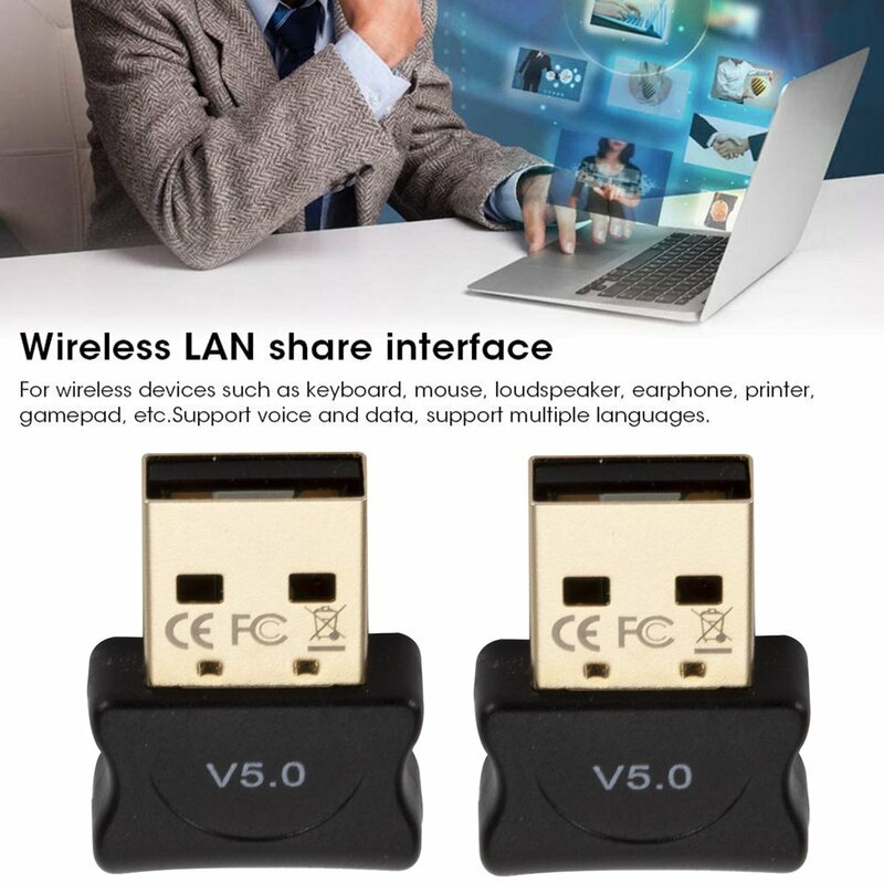 Wireless 5.0 Adapter BT630 Dongle WirelessTransmitter USB Adapter For Computer PC Laptop Wireless Mouse USB Adapter