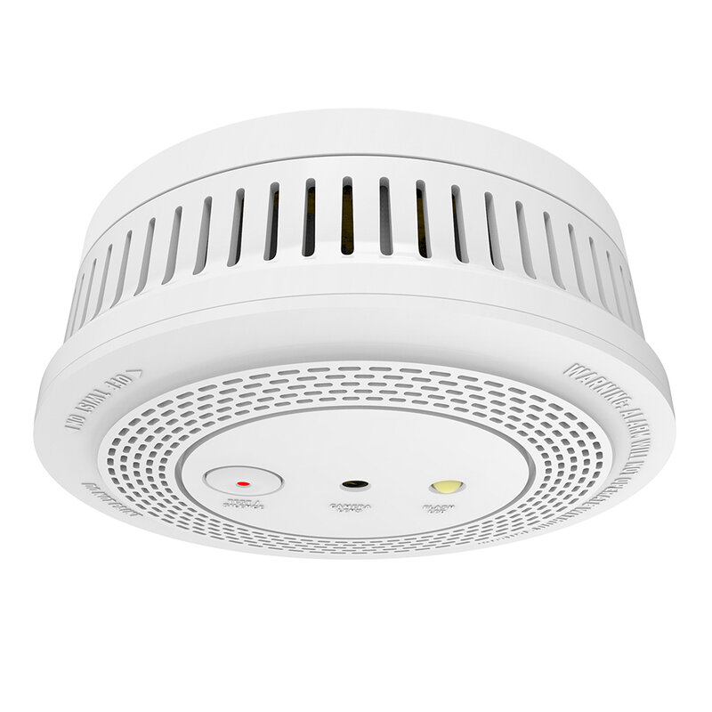 Wireless Smoke Alarm Detector 1080P Smart WIFI Photo Alarm กล้อง Remote Voice ประกาศและไฟ LED กระพริบปลุก