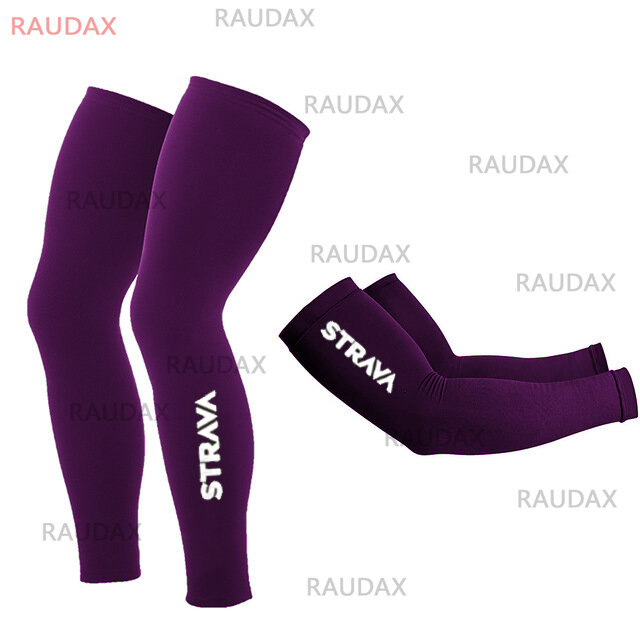 STRAVA – protège-jambes Anti-UV pour hommes et femmes, housse de protection solaire pour l'été, accessoires de cyclisme, course à pied, vtt