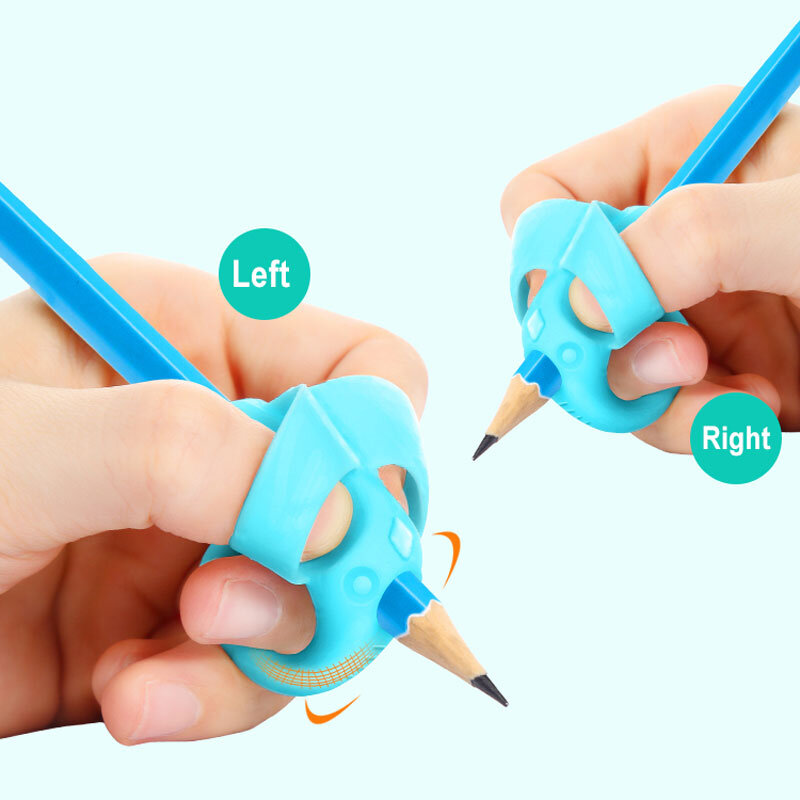 قبضة الكتابة لمرحلة ما قبل المدرسة ، أداة مساعدة قلم رصاص لكتابة اليد ، طالب ، قلم تدريب سيليكون ، يستخدم بواسطة كل من اليدين واليمين