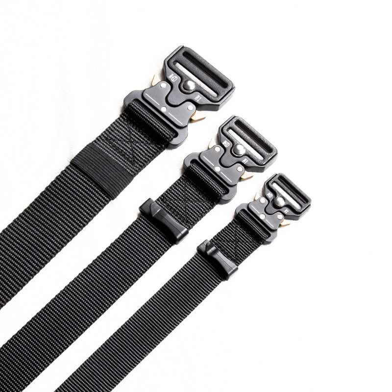 Belt Men Outdoor Hunting Metal Tactical Belt Multi-function Alloy Buckle High Quality Marine Corps Canvas Belt for Women