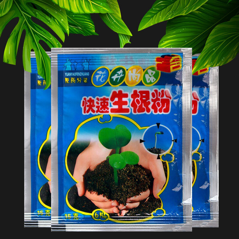 TY Fast Rooting Powder 1pc Extra Fast Abt Root Plant Flower Transplant Fertilizer Plant Growth Improve Survival Garden Decor