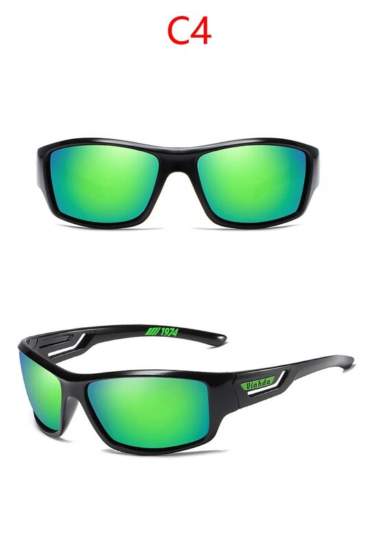 Brand New! Spolaryzowane okulary przeciwsłoneczne męskie Vintage męskie kolorowe okulary przeciwsłoneczne dla mężczyzn moda marka luksusowe lustro odcienie Gafas