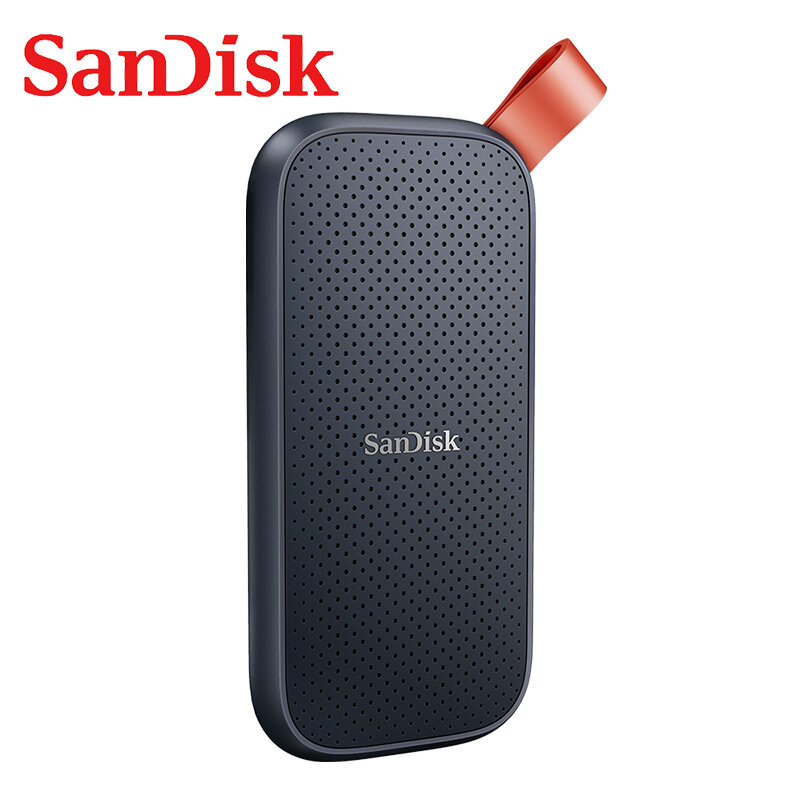 SanDisk-unidad de estado sólido portátil, disco duro externo de 1TB, 2TB, 520 MB/s, SSD, 480G, PSSD, USB 3,2, tipo C, para ordenador portátil Windows, Mac Book