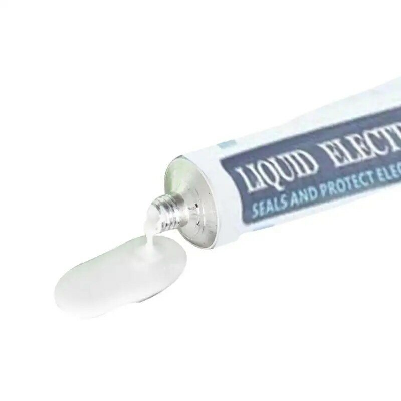 Cinta eléctrica de aislamiento líquido, sellador electrónico de secado rápido, impermeable, tablero de lámpara de 2 colores, 30/50ml
