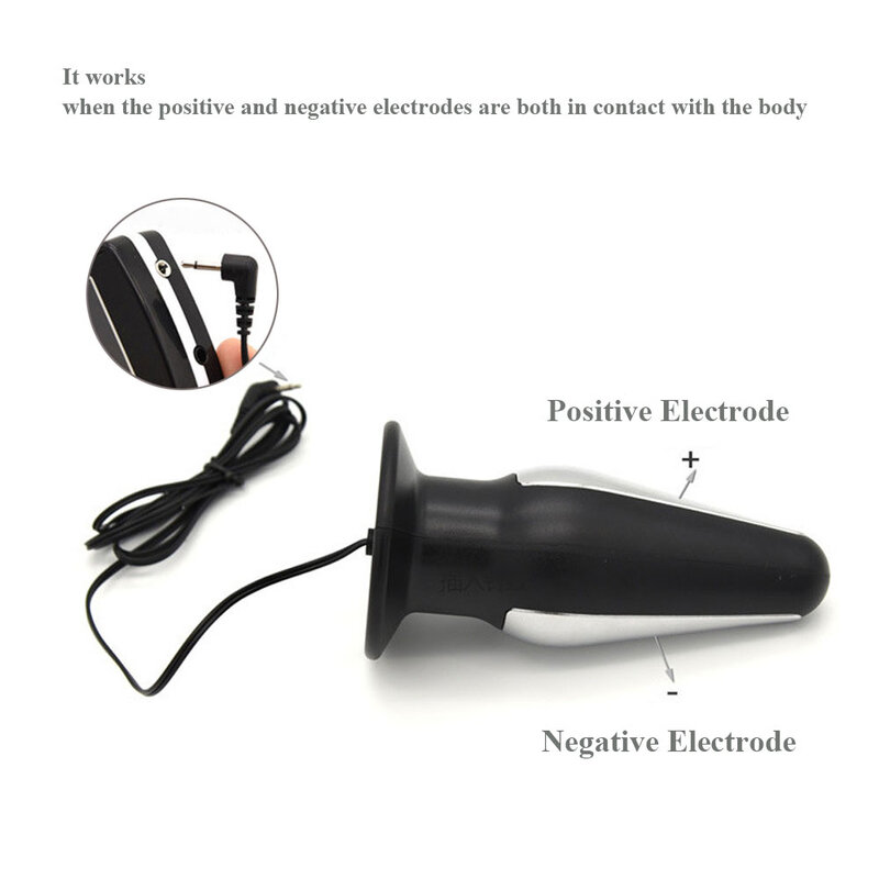 EXVOID Shock eléctrico tapón Anal Vaginal trasero juguetes sexuales para hombres masturbador para mujeres con temas médicos Juguetes Accesorios Electro masajeador