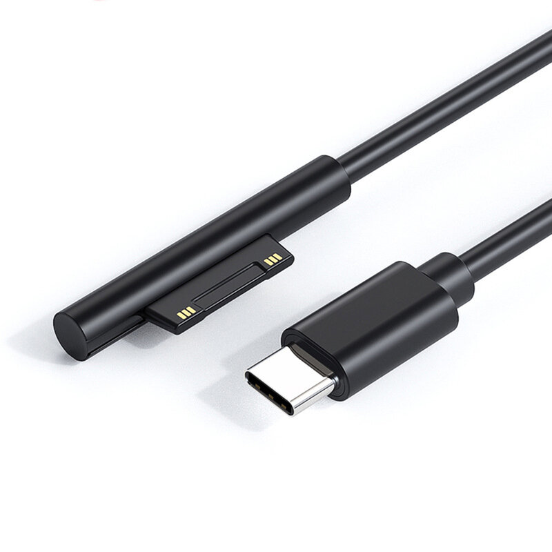 Блок питания USB Type-C, 1,5 м, 65 Вт, 15 В, 3 А, PD, кабель для Microsoft Surface Pro 7/6/5/4/3 Book/Book 2