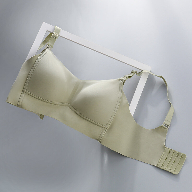 2021 جودة عالية حجم كبير حمالة صدر للرضاعة تنفس النساء الرضاعة الطبيعية الملابس الداخلية سلس الأمومة الصدرية رفع