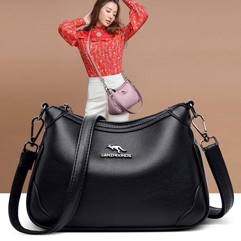 Olsitti bolsas de luxo couro macio do vintage para women2021 sacos designer feminino pequeno mensageiro bolsa ombro aleta sac um principal