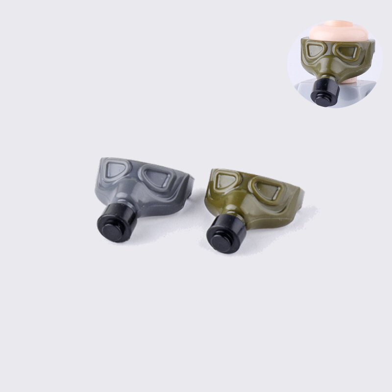 City Figures Accessories Military helmet Mask Blocks Army Special Forces Figures Weapons Mask Equipment Model moc Blocks toys