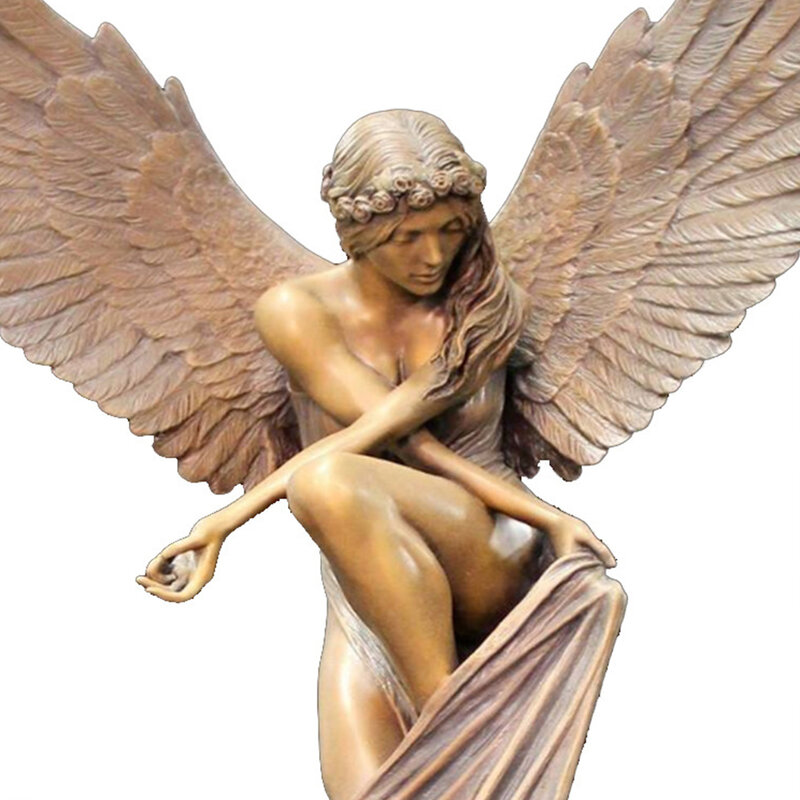 Anjo resina estatueta redenção anjo escultura arte escultura decoração de parede casa acessórios para igreja decoração casa