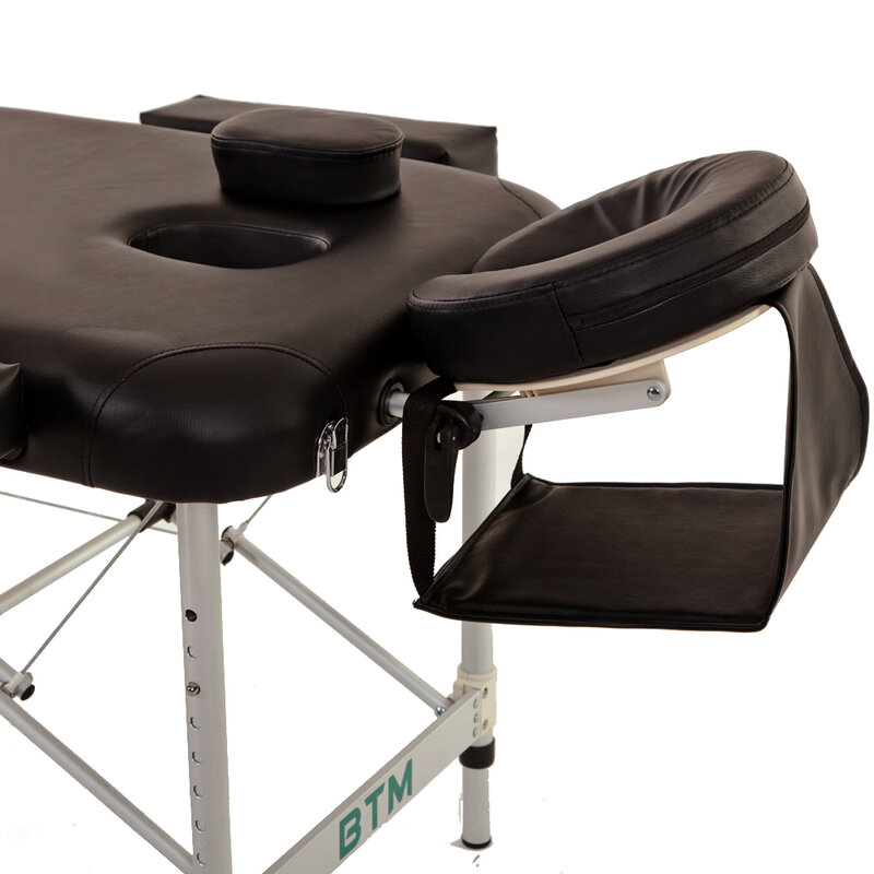 Składany stół do masażu lekka kanapa łóżko profesjonalne piękno tatuaż Salon Spa Reiki 3 sekcja z zagłówkiem torba do przenoszenia