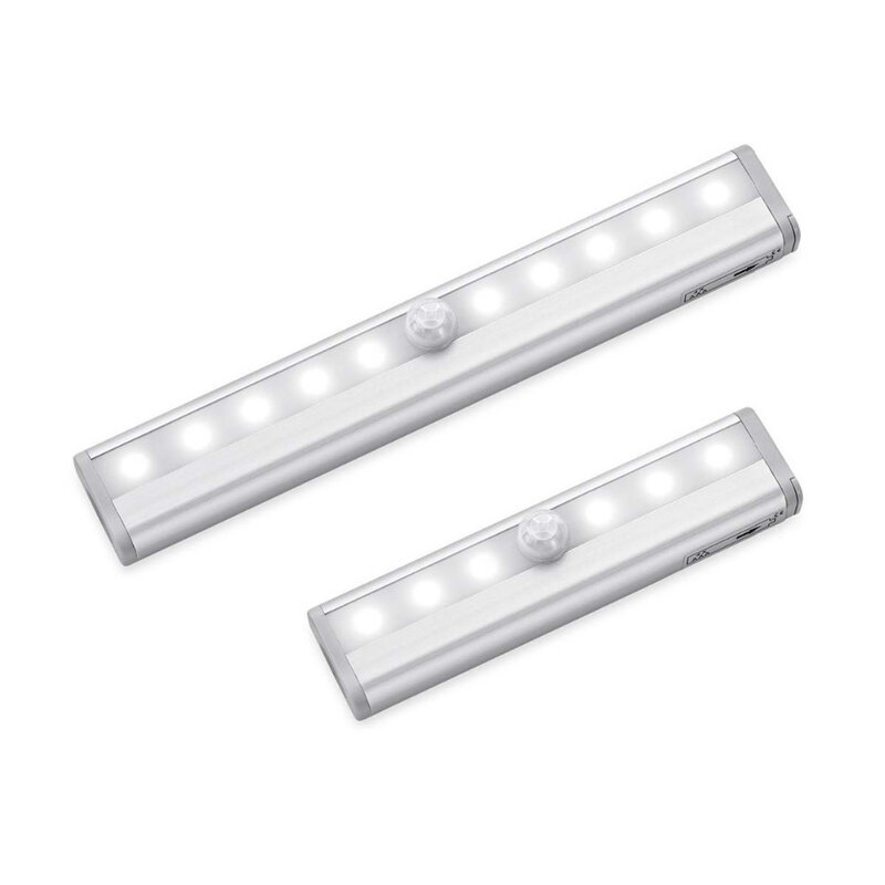6/10 LEDs PIR LED Motion Sensor Licht Schrank Schrank Bett Lampe LED Unter Schrank Nacht Licht Für Schrank Treppen Küche