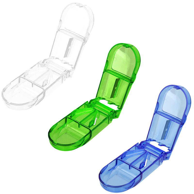 Mini Manuelle Drug Schneiden Gerät Medizin Lagerung Pille Medizinische Organizer Pille Schneiden Werkzeug
