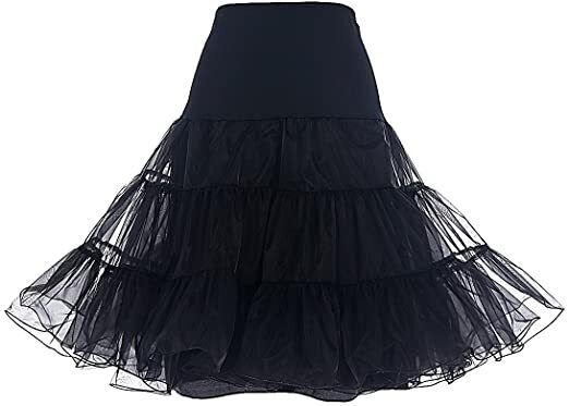 Women&#39;s Vintage Rockabilly Petticoat Skirt Tutu 1950s Underskirt Sensual Looking Fancy Clingy