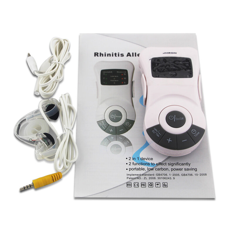 Laser Nose Rhinitis Sinusitis Allergy Reliever Hay Fever Treatment Electric Therapy Massage Unit Machine Health Monitor