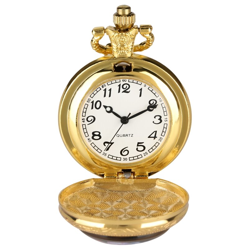 Reloj de bolsillo de cuarzo con temática del Principito para niños, Popular, collar Fob con cadena, colgante, regalo