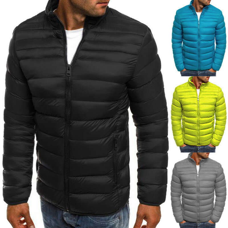 Men 2021 Winter Casual Thick Warm Jacket Parkas Men Autumn New Outwear Windproof Hat Hooded Parkas Jacket Men