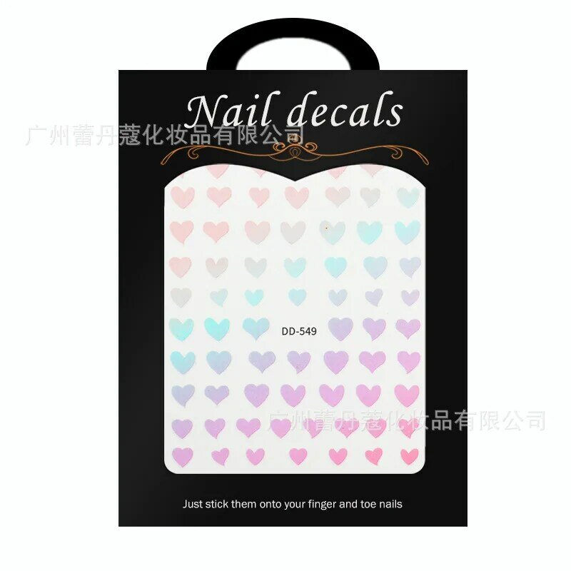 10Pcs Star Nail Sticker Transfer Nail Decal Ontwerpen Moon Star Nail Accessoires Manicure Decoratie Zelf Lijm Nail Strips