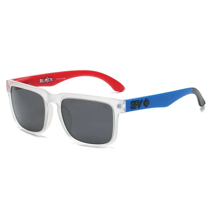 الكلاسيكية مربع الاستقطاب النظارات الشمسية الرجال النساء الرياضة في الهواء الطلق للجنسين نظارات شمسية سعيد 43 عدسة UV400 مع صندوق