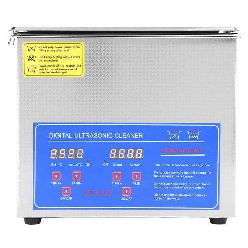 Detergente digitale Ultra sonico Timer da bagno pulizia serbatoio inossidabile 2L/3L/6L Ultra Sonic EU Plug 220V dispositivo controllato a microprocessore
