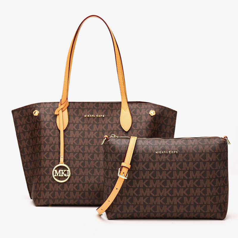 Women Autumn  Brown Fashion Style PU Material Handbag Lightweight The Latest Delicate Beautiful No.5842