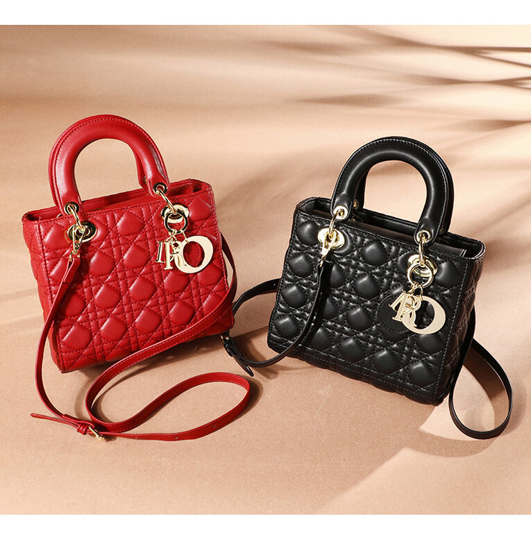 Dai Fei bag brand-name handbags ladies leather bags fashion all-match one-shoulder messenger handbag handbag purse cosmetic bag