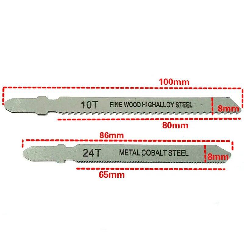 14Pcs Nieuwe Diverse Jigsaw Blade Set Voor Fobosch Metalen Plastic Hout Jig Zaagblad