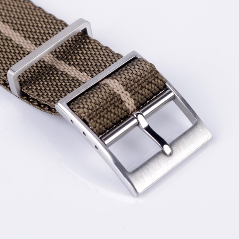 Pulseira de tecido de náilon banda única passagem nato pulseiras relógio 20mm 22mm para tudor ajustável zulu alça de náilon