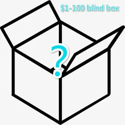 Caja ciega de juguete, 1-100 $, enviado al azar
