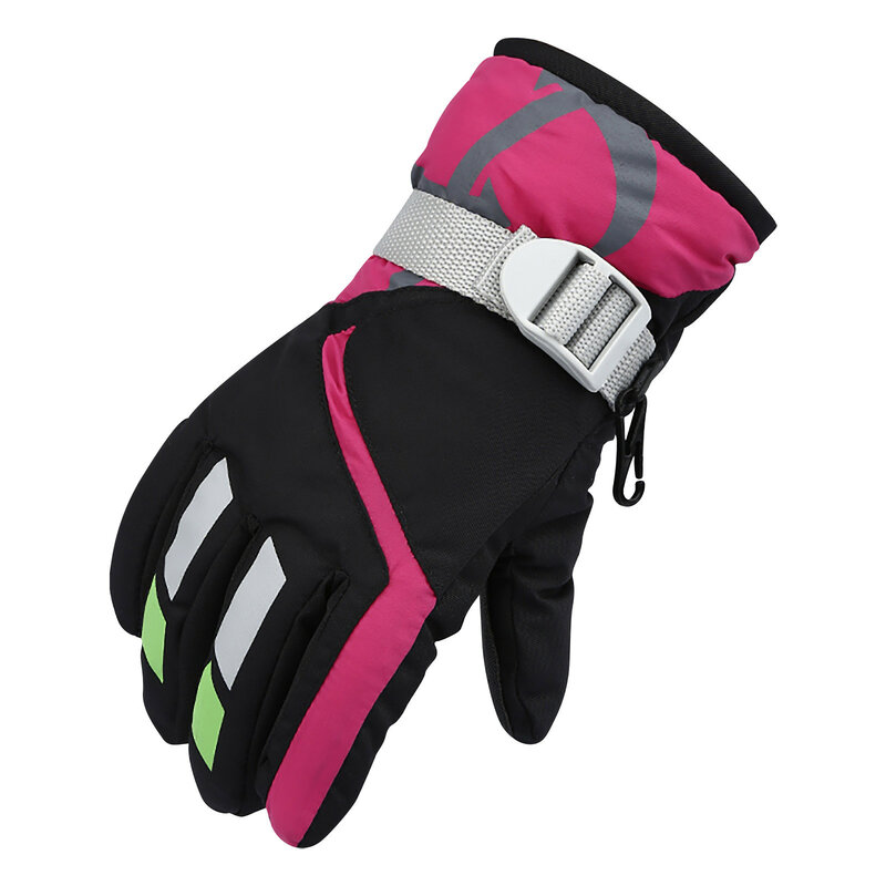 Gants d'hiver pour enfants garçons filles neige coupe-vent moufles cyclisme vélo vélo plein air Camping Sports Ski gants chauds guantes