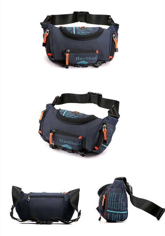 Multifunctional Outdoor Waist Bag Sports Shoulder Messenger Bag Waterproof Chest Bag Riding Mountaineering Waist Bag