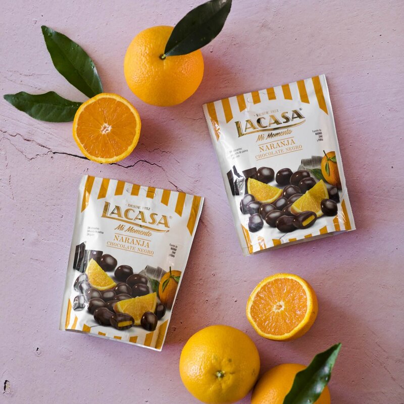 Lacase 오렌지 초콜릿 블랙 · 125g.