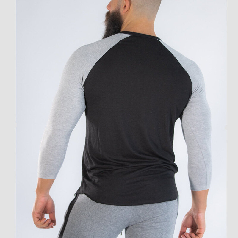 Camicia da palestra camicia sportiva uomo Fitness Running maglietta da allenamento a maniche lunghe asciutta maglietta da uomo Sportswear primavera autunno