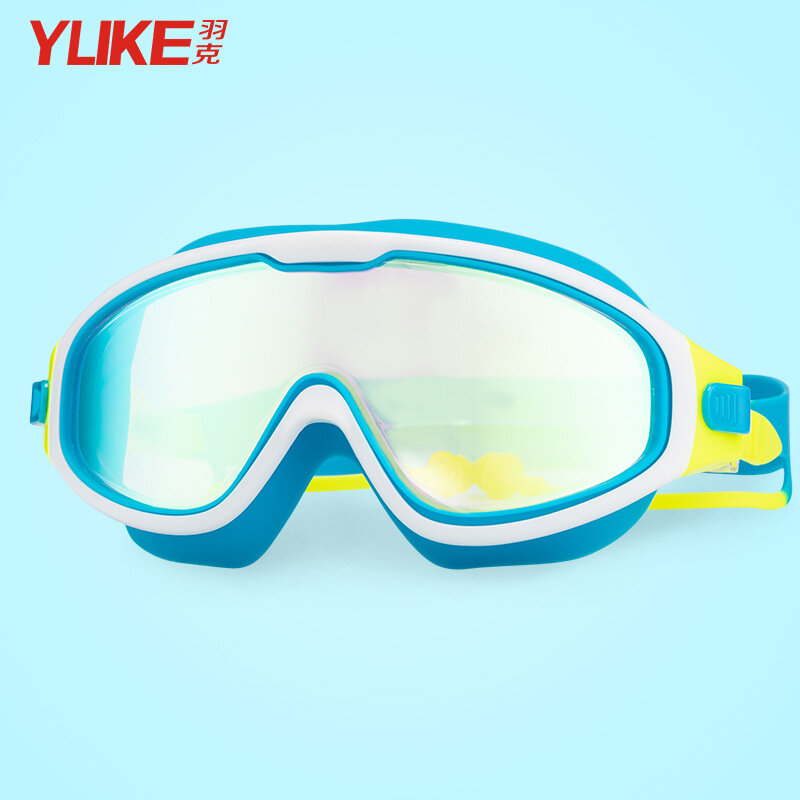 Nowe mody profesjonalne okulary pływackie dla dzieci Anti-fog UV Multi Kids gogle gogle pływackie z zatyczkami do uszu dla dzieci Multi