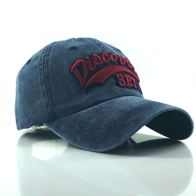 New Washed Cotton Baseball Cap with Whale pattern Peaked Embroidered letter Dad Hat for Men Women Casquette gorra hombre bone