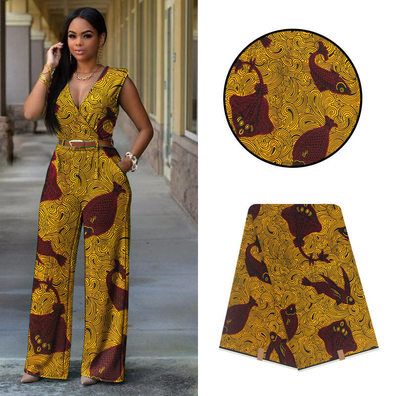 Afrykańska woskowana tkanina 2020 moda nederlands Design afrykański nigeryjski Ankara Holland wysokiej jakości druk prawdziwym woskiem tkanina wosk pagne