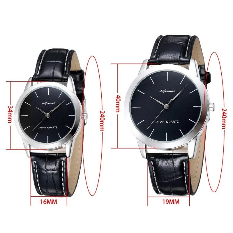 Shifenmei casal assista 2021 relógios dos homens marca superior de luxo relógio de quartzo feminino senhoras vestido relógio de pulso amantes casuais relógios