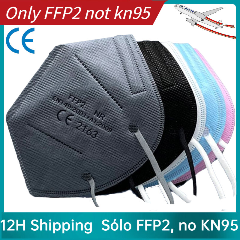 kf94 保護マスクffp2p2ffpp2認定,保護カバー付き,再利用可能,黒,ffpp2