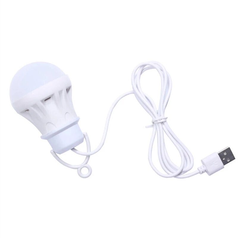 Przenośna lampa kempingowa LED, mała żarówka, 5V, zasilanie USB, lampka do czytania, lampka na biurko, superjasna, namiot, latarnia, artykuły kempingowe