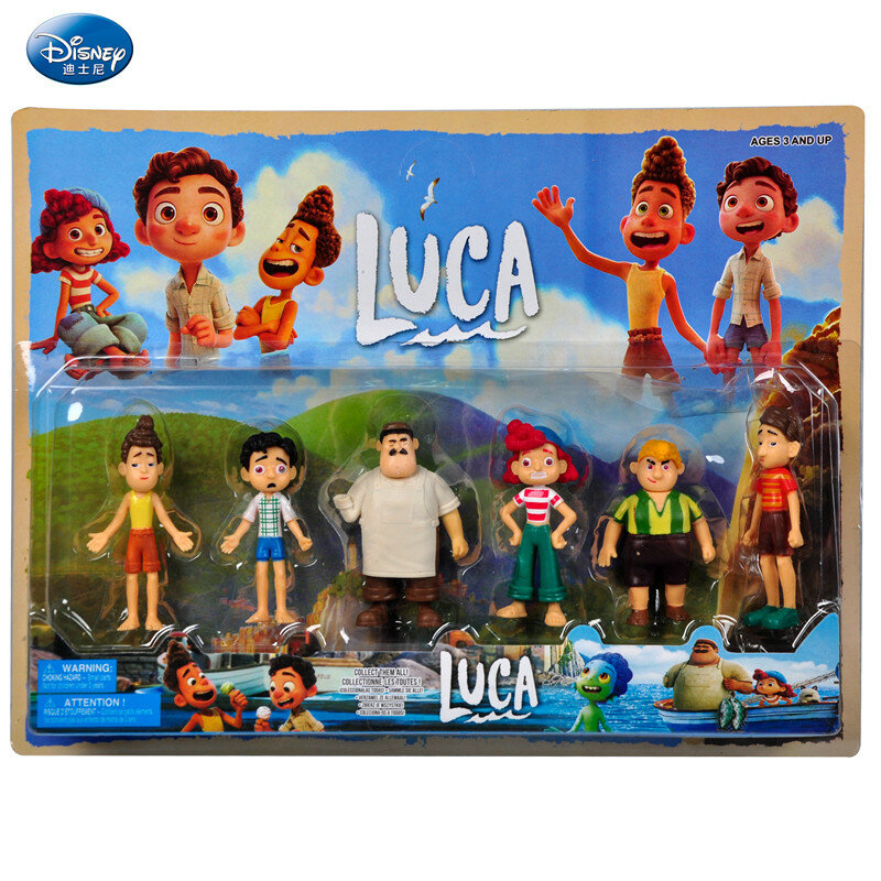 Disney Pixar Luca Alberto Maquiavelo Giulia de monstruo de mar Juguetes De Luca película modelo muñeca de Anime figura juguetes para niños regalos